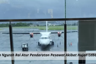 Bandara Ngurah Rai Atur Pendaratan Pesawat Akibat Hujan Lebat di Bali