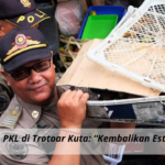 Satpol PP Bali Tertibkan PKL di Trotoar Kuta: “Kembalikan Estetika Pariwisata Dunia”