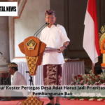 Gubernur Koster Pertegas Desa Adat Harus Jadi Prioritas Utama Pembangunan Bali