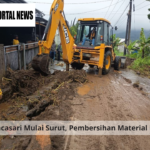 Banjir Pancasari Mulai Surut, Pembersihan Material Dilakukan