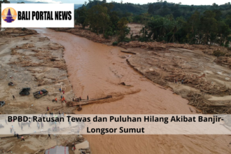 BPBD: Ratusan Tewas dan Puluhan Hilang Akibat Banjir-Longsor Sumut