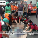 Kecelakaan Lalu Lintas pemotor di Pendungan Bali Tabrak Mobil