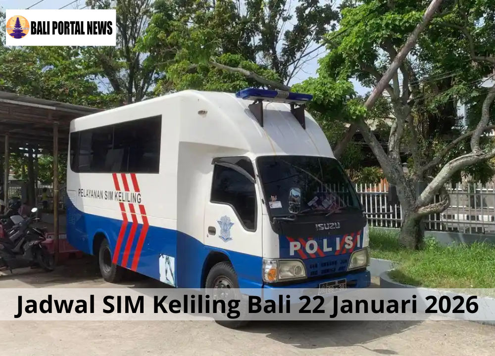 Jadwal SIM Keliling Bali 22 Januari 2026