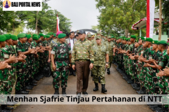 Menhan Sjafrie Tinjau Pertahanan di NTT