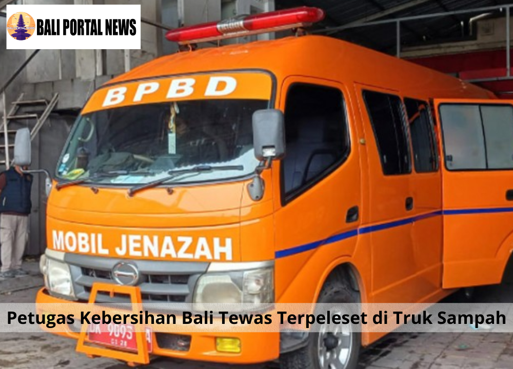 Petugas Kebersihan Bali Tewas Terpeleset di Truk Sampah