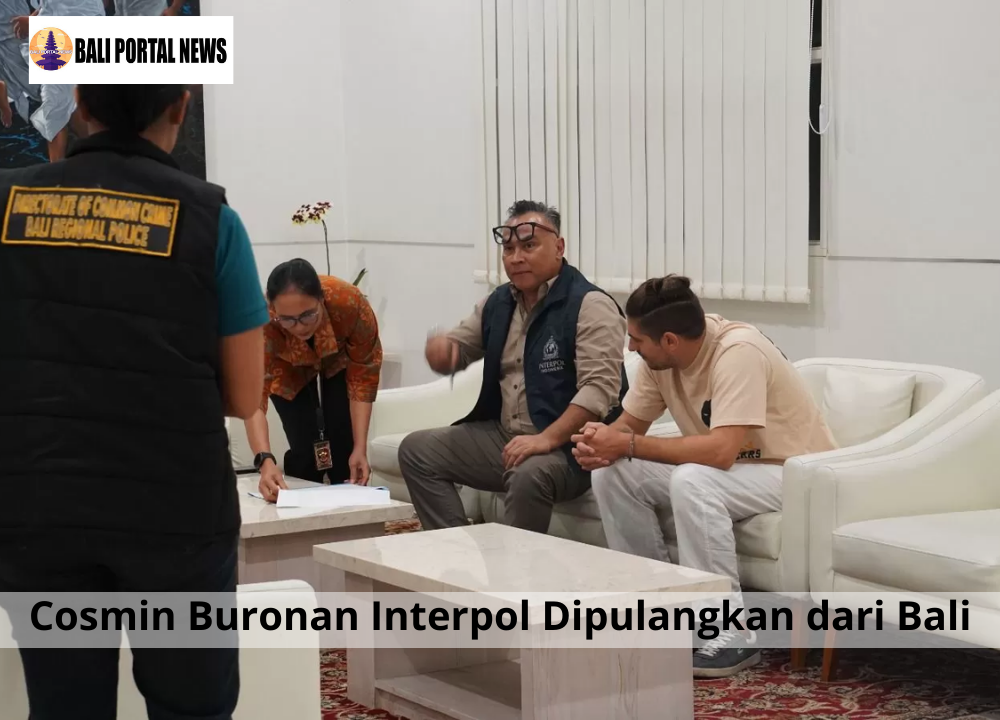 Cosmin Buronan Interpol Dipulangkan dari Bali