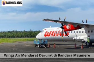 Wings Air Mendarat Darurat di Bandara Maumere