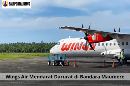 Wings Air Mendarat Darurat di Bandara Maumere