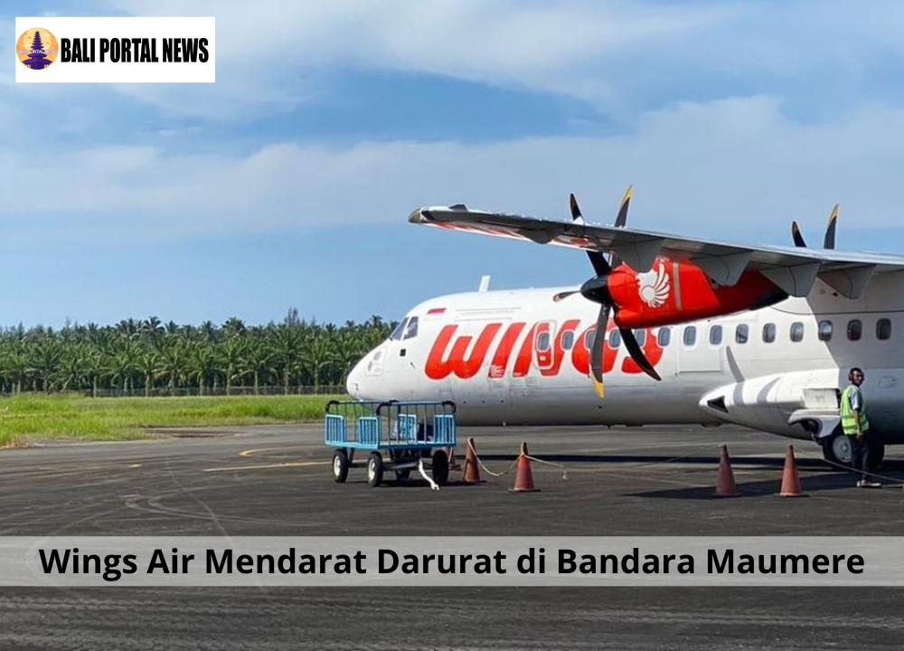 Wings Air Mendarat Darurat di Bandara Maumere