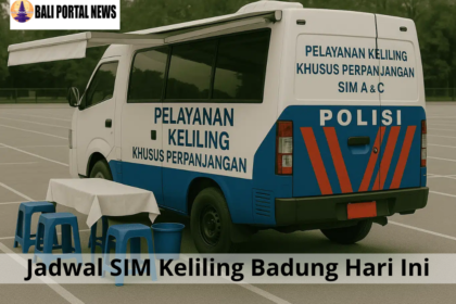Jadwal SIM Keliling Badung Hari Ini