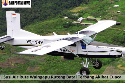 Susi Air Rute Waingapu Ruteng Batal Terbang Akibat Cuaca