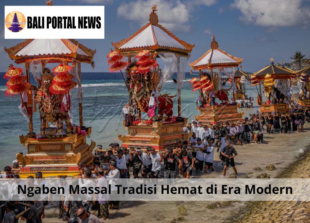 Ngaben Massal Tradisi Hemat di Era Modern