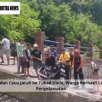 Kakek dan Cucu Jatuh ke Tukad Unda, Warga Berhasil Lakukan Penyelamatan