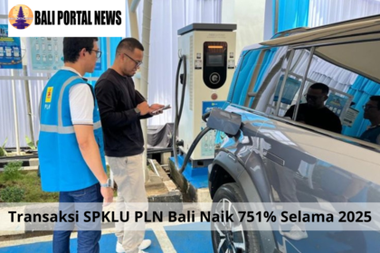 Transaksi SPKLU PLN Bali Naik 751% Selama 2025