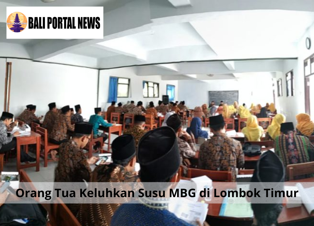 Orang Tua Keluhkan Susu MBG di Lombok Timur