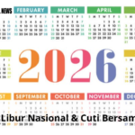 Daftar Libur Nasional & Cuti Bersama 2026
