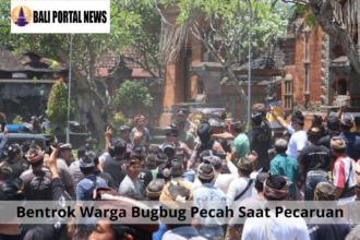 Bentrok Warga Bugbug Pecah Saat Pecaruan