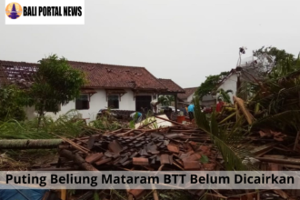 Puting Beliung Mataram BTT Belum Dicairkan