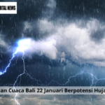 Prakiraan Cuaca Bali 22 Januari Berpotensi Hujan Petir