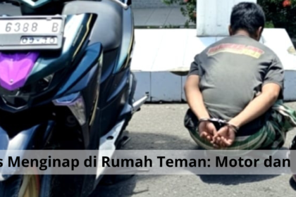 Nasib Apes Menginap di Rumah Teman: Motor dan HP Amblas