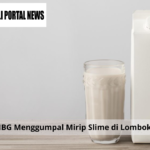 Susu MBG Menggumpal Mirip Slime di Lombok Timur