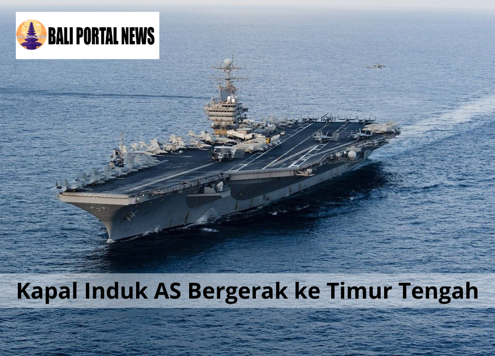 Kapal Induk AS Bergerak ke Timur Tengah