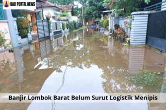 Banjir Lombok Barat Belum Surut Logistik Menipis