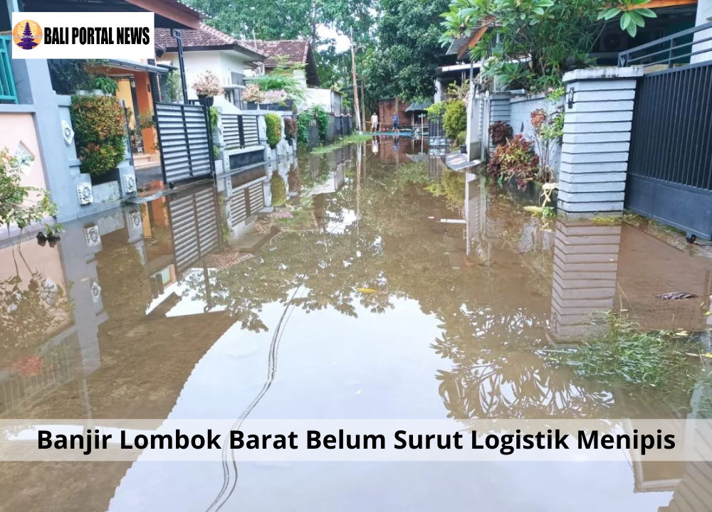 Banjir Lombok Barat Belum Surut Logistik Menipis