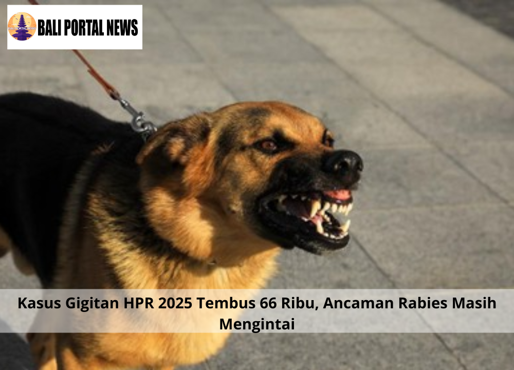 Kasus Gigitan HPR 2025 Tembus 66 Ribu, Ancaman Rabies Masih Mengintai