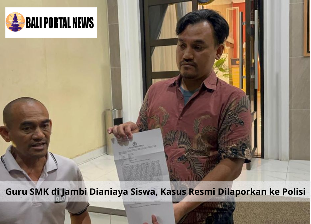 Guru SMK di Jambi Dianiaya Siswa, Kasus Resmi Dilaporkan ke Polisi