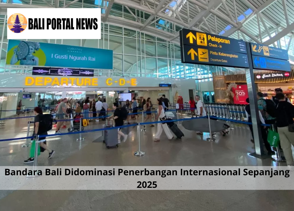 Bandara Bali Didominasi Penerbangan Internasional Sepanjang 2025