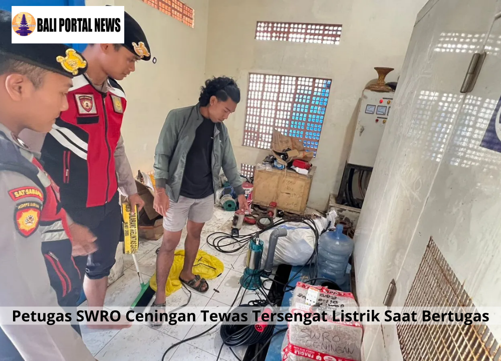 Petugas SWRO Ceningan Tewas Tersengat Listrik Saat Bertugas