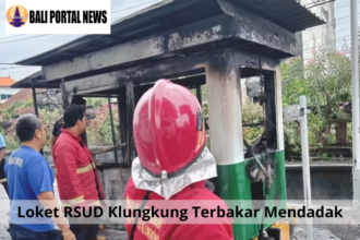 Loket RSUD Klungkung Terbakar Mendadak