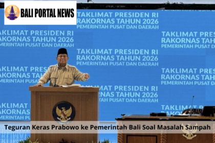 Teguran Keras Prabowo ke Pemerintah Bali Soal Masalah Sampah