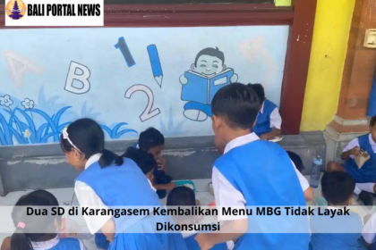 Dua SD di Karangasem Kembalikan Menu MBG Tidak Layak Dikonsumsi