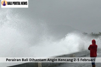 Perairan Bali Dihantam Angin Kencang 2–5 Februari