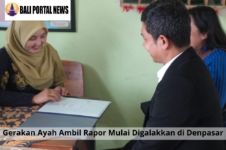 Gerakan Ayah Ambil Rapor Mulai Digalakkan di Denpasar