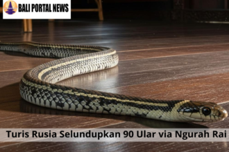 Turis Rusia Selundupkan 90 Ular via Ngurah Rai