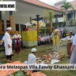 Upacara Melaspas Vila Fanny Ghassani di Bali