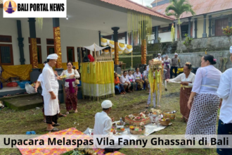 Upacara Melaspas Vila Fanny Ghassani di Bali