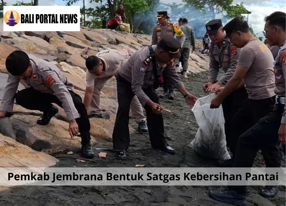 Pemkab Jembrana Bentuk Satgas Kebersihan Pantai