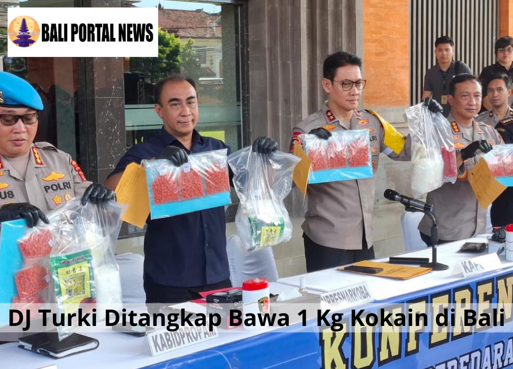 DJ Turki Ditangkap Bawa 1 Kg Kokain di Bali