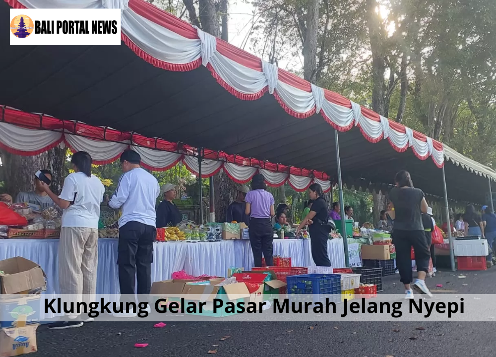 Klungkung Gelar Pasar Murah Jelang Nyepi