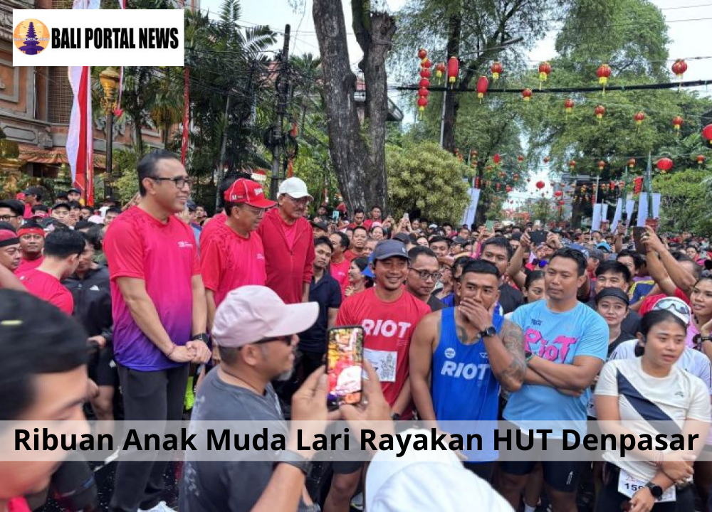 Ribuan Anak Muda Lari Rayakan HUT Denpasar