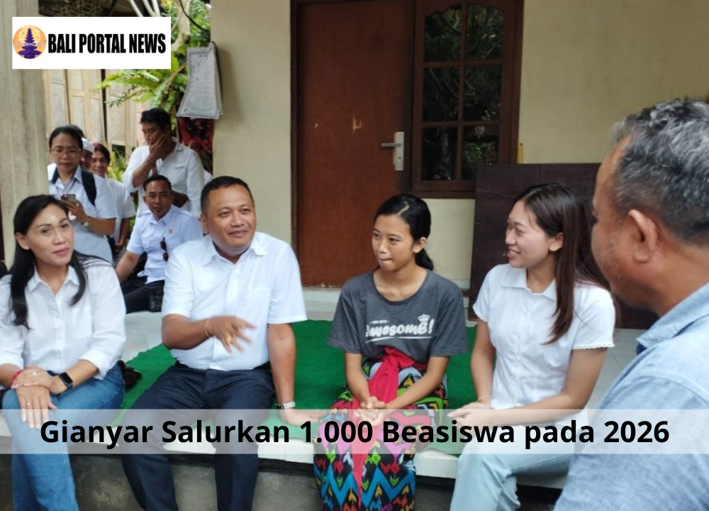 Gianyar Salurkan 1.000 Beasiswa pada 2026
