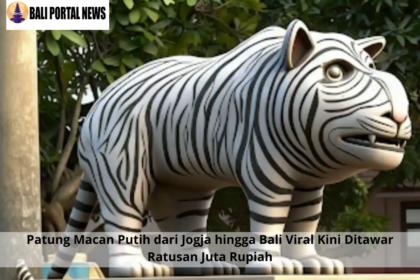 Patung Macan Putih dari Jogja hingga Bali Viral Kini Ditawar Ratusan Juta Rupiah