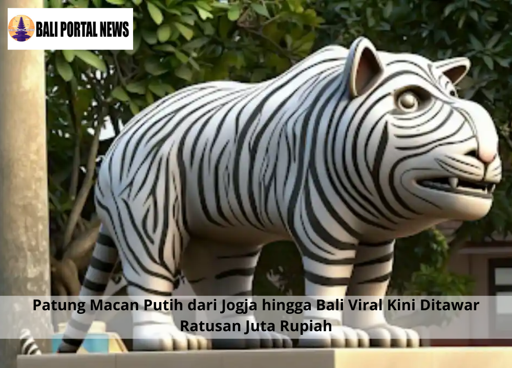 Patung Macan Putih dari Jogja hingga Bali Viral Kini Ditawar Ratusan Juta Rupiah