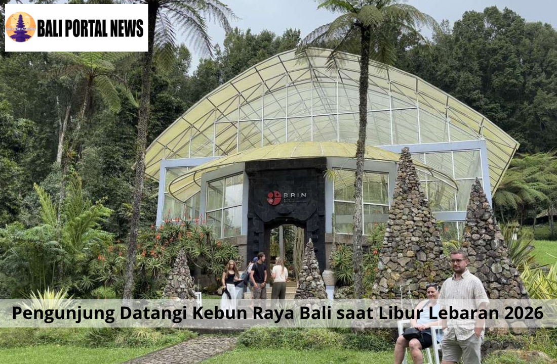 Pengunjung Datangi Kebun Raya Bali saat Libur Lebaran 2026