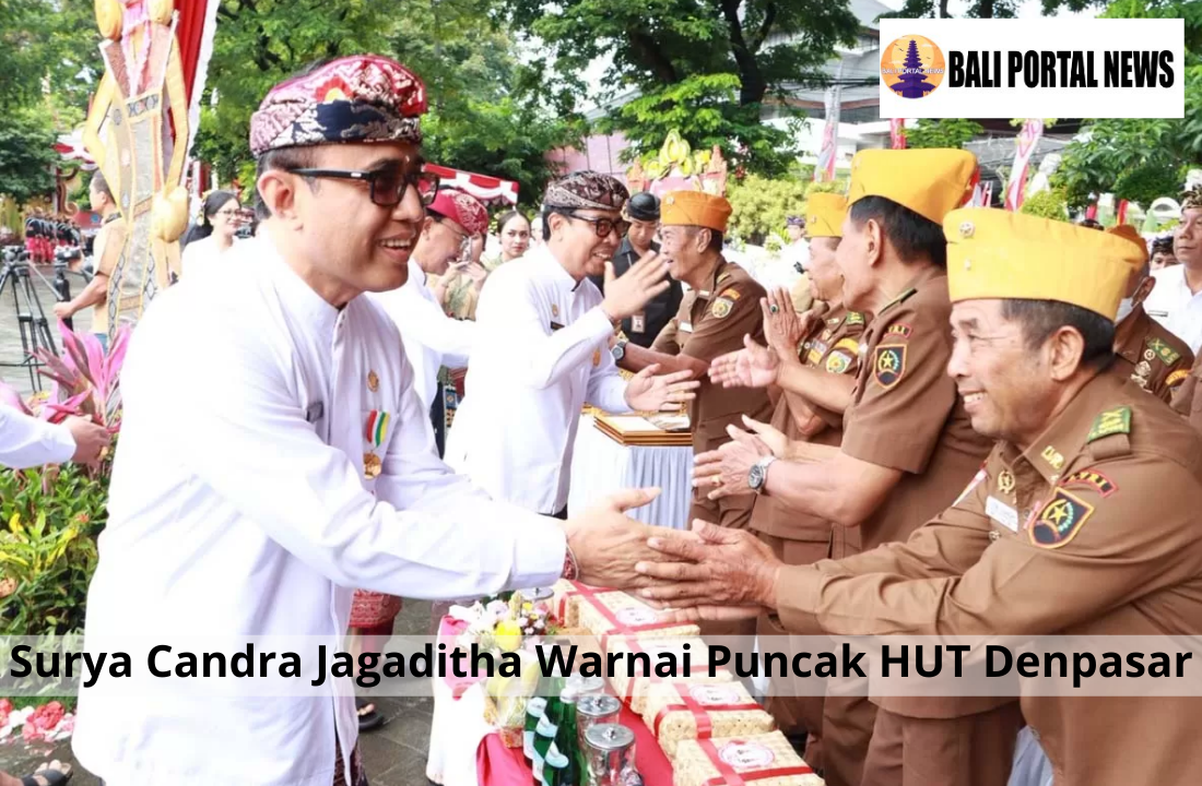Surya Candra Jagaditha Warnai Puncak HUT Denpasar