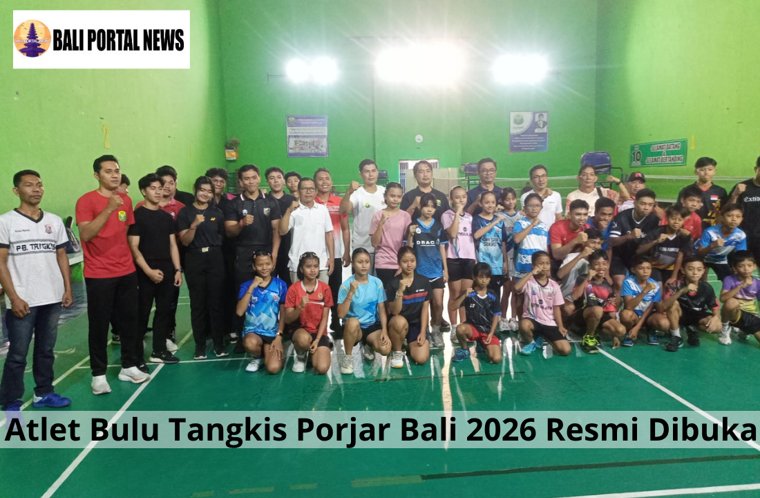 Atlet Bulu Tangkis Porjar Bali 2026 Resmi Dibuka